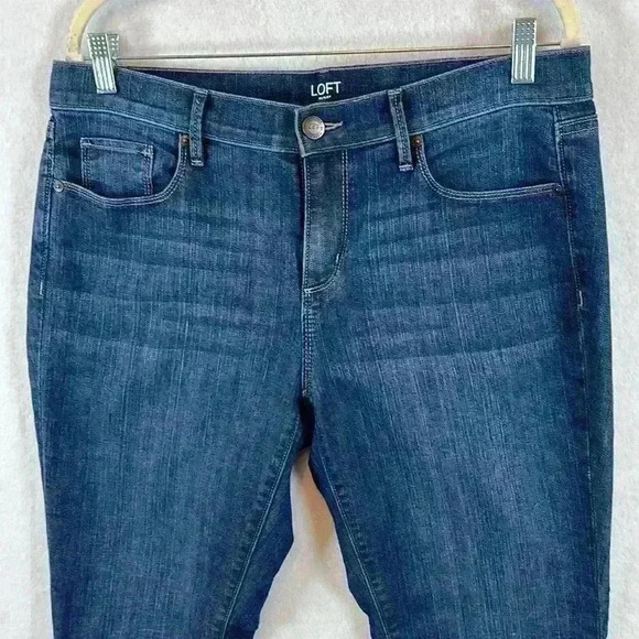 Loft Outlet Modern Skinny Jeans Women's 12 Mid-Rise Blue Medium Wash - Picture 2 of 9